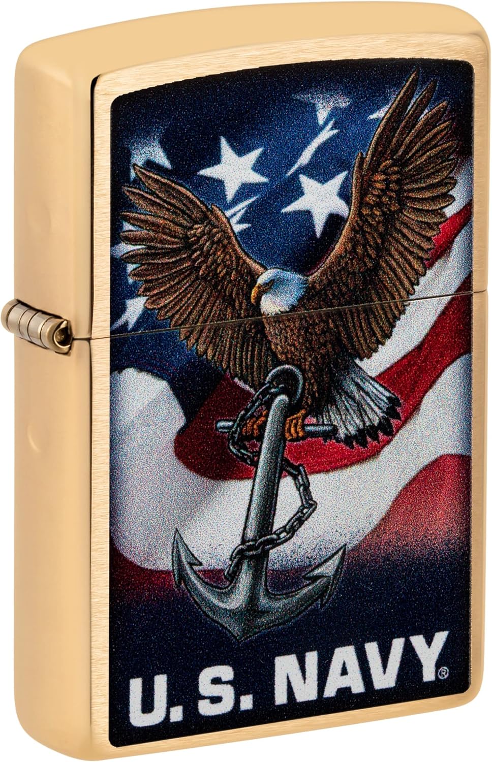 Zippo Lighter – Personalized Custom Message Engraved US Navy Marines USMC Design Windproof Lighter