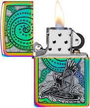 Load image into Gallery viewer, Zippo - Customized Message for John Smith Gumbula Soaring Bird Sea Turtle 48964
