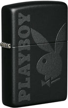 Load image into Gallery viewer, Zippo Lighter- Personalized Message Engrave for Playboy Bunny Black 49342
