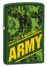 Load image into Gallery viewer, Zippo Lighter- Personalized Message for U.S. Army Camouflage Green Matte #Z5001
