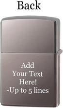 Load image into Gallery viewer, Zippo Lighter- Personalized Engrave for Jim Beam Black Ice 48740
