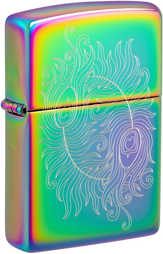 Zippo Laser Engraved Spiritual Design Multi Color Pocket Lighter