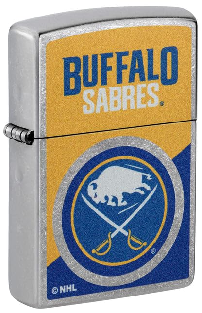 Zippo Lighter - Custom Engraved with Your Message for NHL Buffalo Sabres 2024 Street Chrome Pocket Lighter 46183