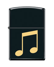 Load image into Gallery viewer, Zippo Lighter- Personalized Engrave Musical Note Black Matte #Z5437
