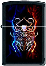 Load image into Gallery viewer, Zippo Lighter- Personalized Engrave for Colored Skull Spider Flame #Z5017
