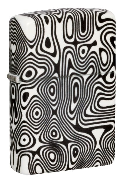 Zippo Lighter - Custom Engraved with Your Message - Glowing Swirls Design 540 Color Glow in The Dark Pocket Lighter 46012