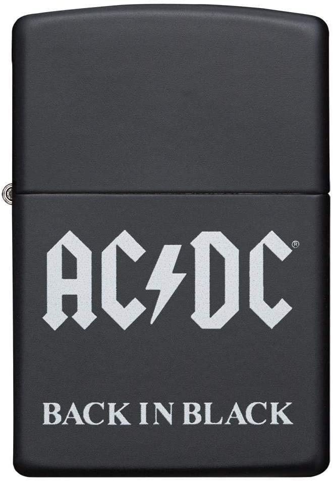 Zippo Lighter- Personalized Engrave Music Guitar Note AC/DC Rock Band 49015