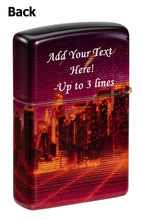 Load image into Gallery viewer, Zippo Lighter- Personalized Engrave for USA City and States Cyber City 48505
