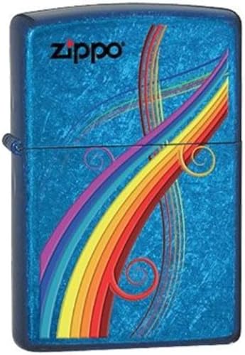 Zippo Lighter- Personalized Engrave for Special Designs Rainbow 24806