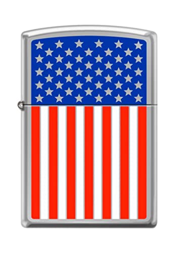 Zippo Lighter- Personalized for US Patriotic American Flag Z5045