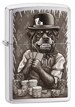 Load image into Gallery viewer, Zippo Lighter- Personalized Engrave Ace of Spades Card Game Poker Dog Z5047
