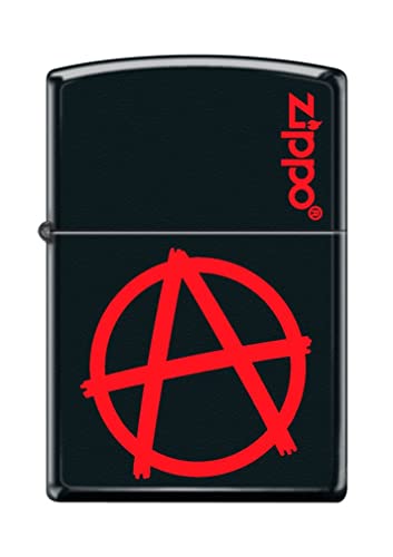 Zippo Lighter- Personalized Engrave for Special Designs Anarchy A Logo Z5221