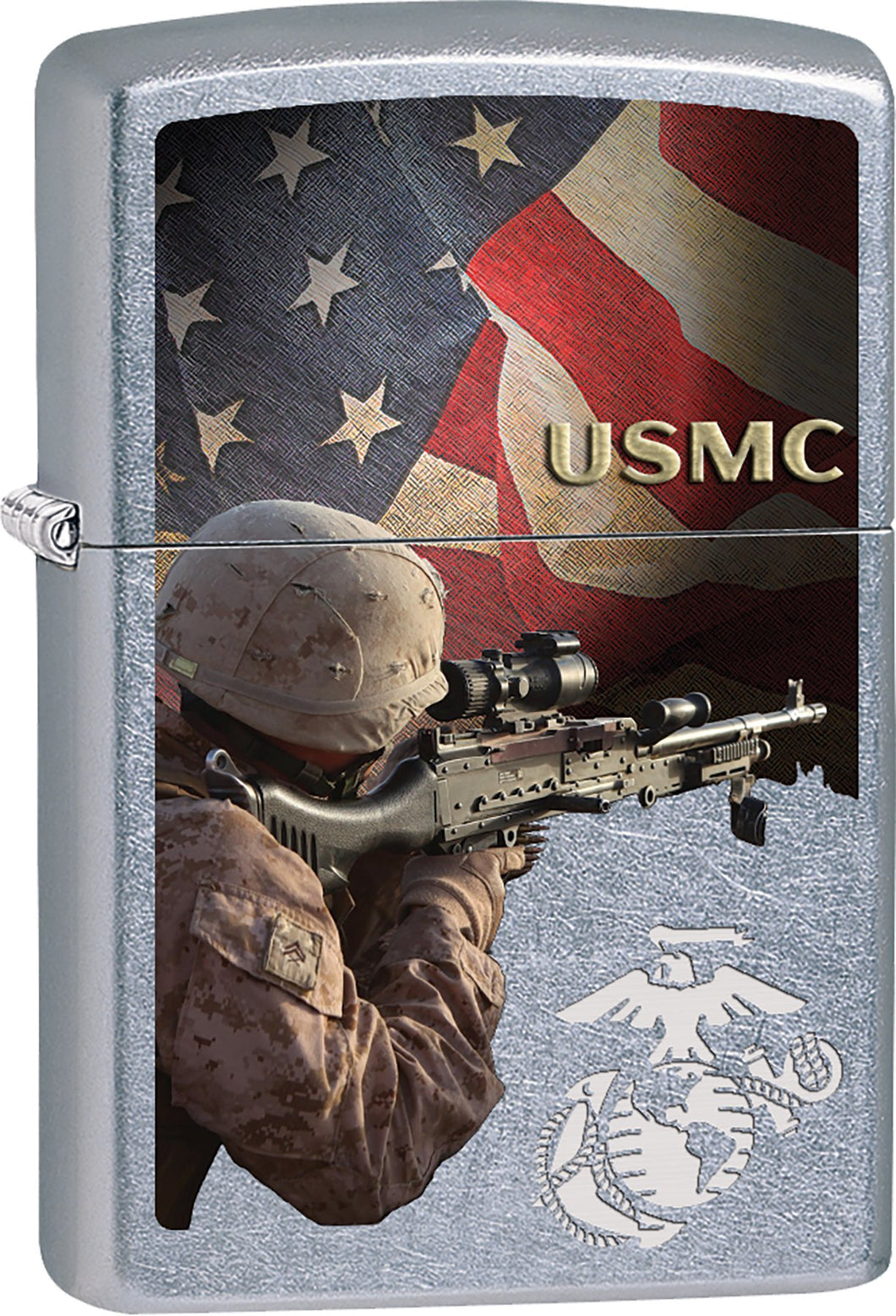 Zippo Lighter- Personalized Engrave for U.S. Marine Corps USMC Sniper #Z625