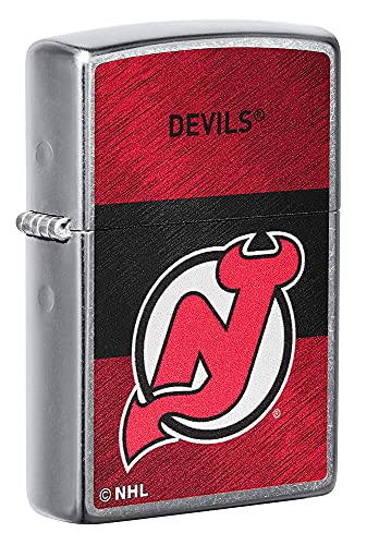 Zippo 2021 NHL New-Jersey-Devils Street Chrome Pocket Lighter