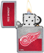 Load image into Gallery viewer, Zippo Lighter- Personalized Message Engrave for Detroit Red Wings NHL Team 48038
