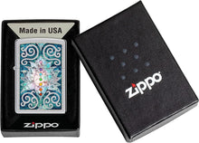 Load image into Gallery viewer, Zippo Lighter- Personalized Engrave Blossoms Flower Power Lotus Flower #48592
