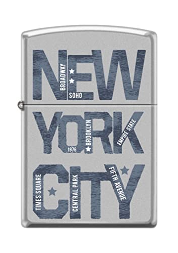 Zippo Lighter- Personalized Engrave for New York Vintage Typography #Z5085