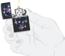 Load image into Gallery viewer, Zippo Lighter- Personalized Engrave for Skull Emblem Flamingos Skull #49771

