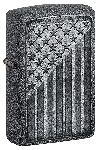 Zippo Lighter- Personalized for US Patriotic USA Stars and Stripes 49485