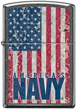 Load image into Gallery viewer, Zippo Lighter- Personalized Engrave U.S. Army US Navy American Flag Z5239
