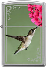 Load image into Gallery viewer, Zippo Lighter- Personalized Engrave Animals Outdoors Nature Hummingbird #Z5427
