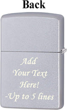 Load image into Gallery viewer, Zippo Lighter-Personalized Engrave Blossoms Flower Power Design Lotus Ohm 29859
