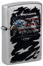 Load image into Gallery viewer, Zippo Lighter- Personalized Engrave Eagle USA Flag Patriotic Eagle Flag #48633
