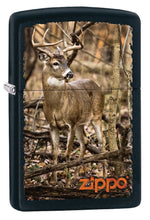 Load image into Gallery viewer, Zippo Lighter- Personalized Engrave Buck Deer Outdoor Black Matte Z397
