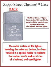 Load image into Gallery viewer, Zippo Lighter- Personalized Message Engrave forZippo Flame Design #49576
