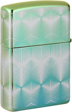 Load image into Gallery viewer, Zippo Pattern 360 Design High Polish Teal Pocket Lighter
