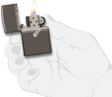 Load image into Gallery viewer, Zippo Lighter- Personalized Engrave forZippo Brand Logo Black Ice #21088
