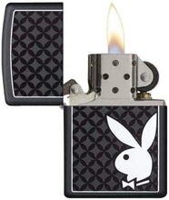 Load image into Gallery viewer, Zippo Lighter- Personalized Message Engrave for Playboy Bunny Black 29578
