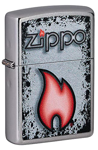 Zippo Lighter- Personalized Message Engrave forZippo Flame Design #49576