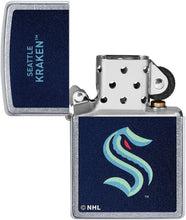 Load image into Gallery viewer, Zippo 2021 NHL Seattle-Kraken Street Chrome Pocket Lighter
