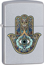 Load image into Gallery viewer, Zippo Lighter- Personalized Engrave for Hamsa Hand Turquoise Z582
