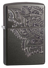 Load image into Gallery viewer, Zippo Lighter- Personalized Engrave for Art Shadowy Gray Iced Paisley 29431
