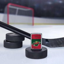Load image into Gallery viewer, Zippo Lighter- Personalized Message Engrave for Minnesota Wild NHL Team #48042
