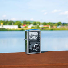 Load image into Gallery viewer, Zippo Lighter- Personalized Engrave Animals Outdoors Nature Mountain Lion 48381
