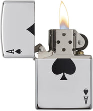 Load image into Gallery viewer, Zippo Lighter- Personalized Engrave Ace of SpadesZippo Lucky Ace #24011
