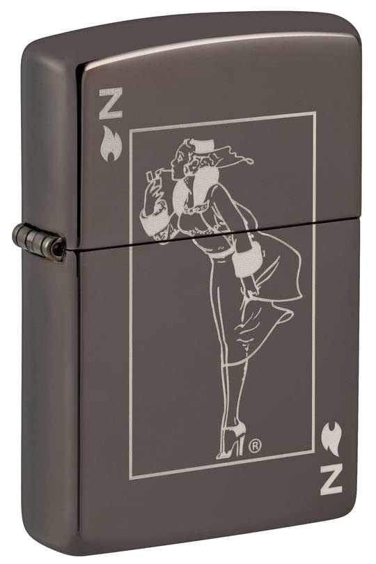 Zippo Lighter- Personalized Engrave Windproof Lighter Windy TheZippo Girl 49797