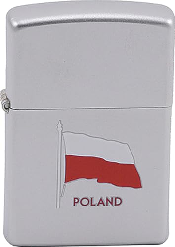 Zippo Lighter- Personalized Engrave World Country Map Flag Flag Poland Z199