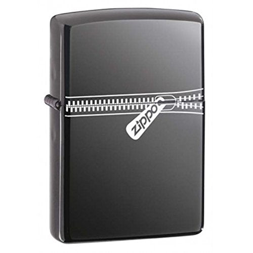 Zippo Lighter- Personalized Engrave forZippo Brand Logo Black Ice #21088