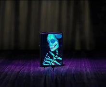 Load image into Gallery viewer, Zippo Lighter - Message for Fire Fighter Windproof Lighter (Black Light 48761)
