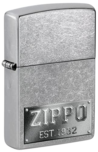 Zippo Lighter- Personalized Engrave Windproof Zippo Est. 1932 Plate 48487