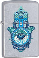 Load image into Gallery viewer, Zippo Lighter- Personalized Engrave for Special Designs Hamsa Hand Blues Z583
