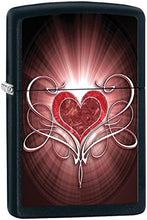 Load image into Gallery viewer, Zippo Lighter- Personalized Engrave on Heart Design Love Heart #Z458
