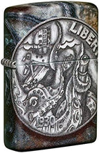 Load image into Gallery viewer, Zippo Lighter- Personalized Engrave for Skull Series2 Pirate Coin Design 49434
