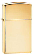 Load image into Gallery viewer, Zippo Lighter- Personalized Engrave on Slim Size Polish Brass #1654B
