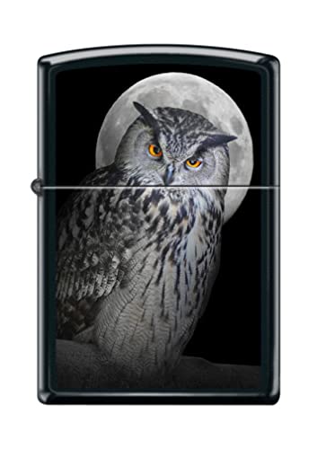 Zippo Lighter- Personalized Message Engrave Animals Windproof Lighter Owl #Z5098
