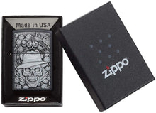 Load image into Gallery viewer, Zippo Lighter- Personalized Engrave for Gambling Skull #49183
